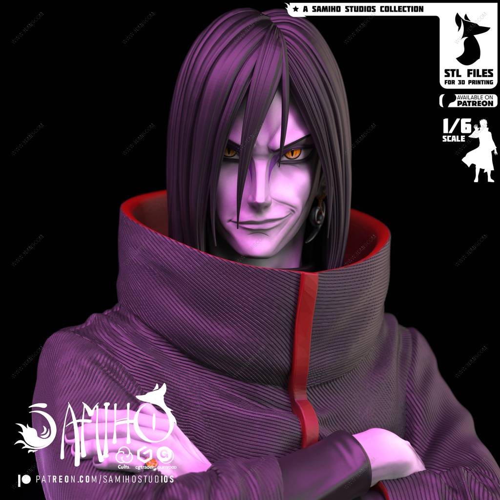 P站图纸印象馆 Samiho 火影忍者 大蛇丸 Samiho 火影忍者 大蛇丸