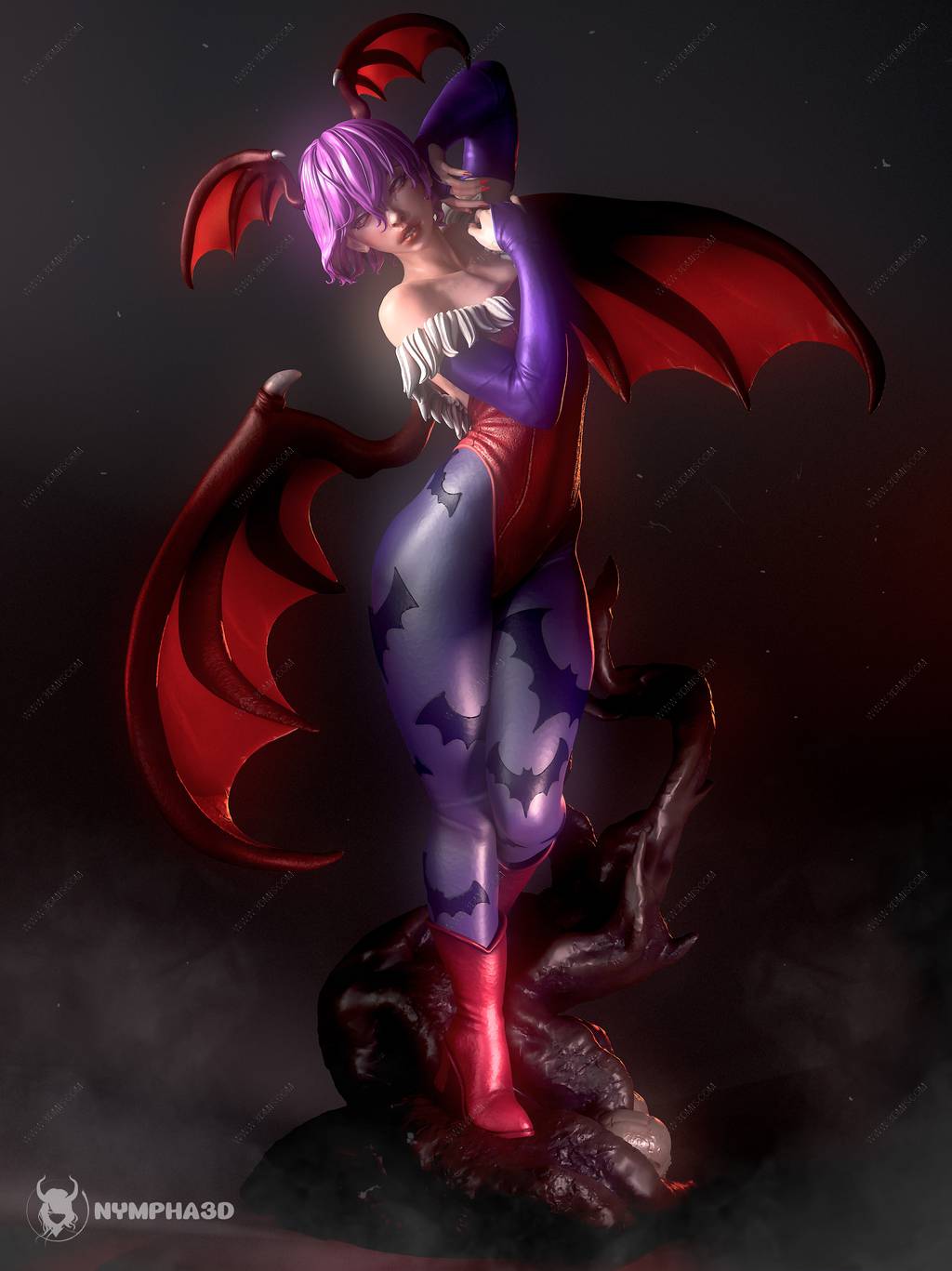 P站图纸印象馆 NYMPHA 3D 恶魔战士 莉莉丝 NYMPHA 3D 恶魔战士 莉莉丝