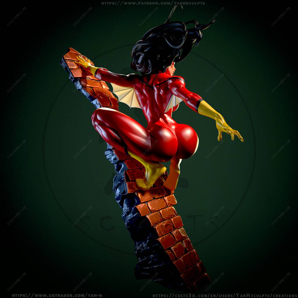 P站图纸印象馆 Yan H 漫威 蜘蛛女侠 Yan H 漫威 蜘蛛女侠