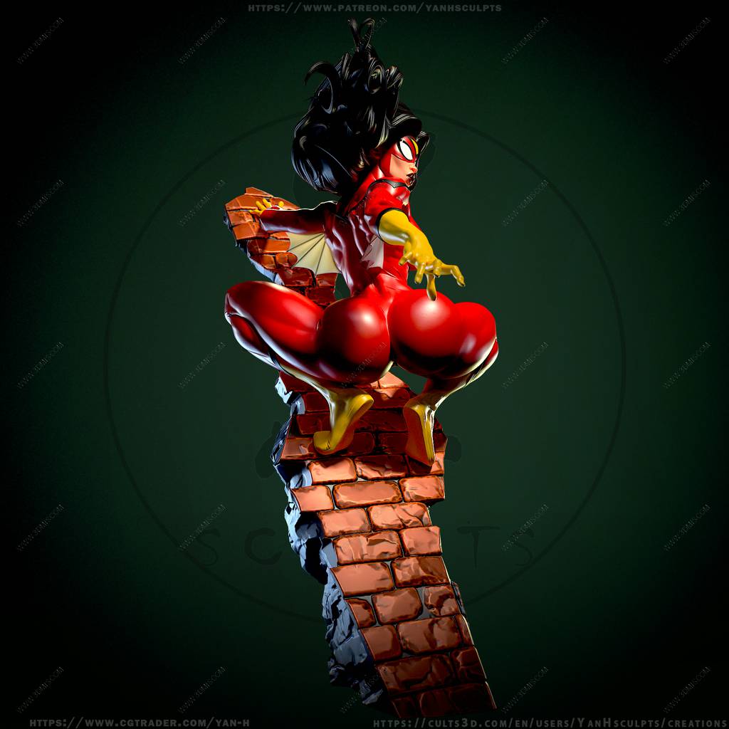 P站图纸印象馆 Yan H 漫威 蜘蛛女侠 Yan H 漫威 蜘蛛女侠