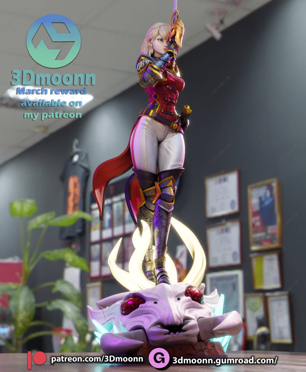 P站图纸印象馆 3Dmoonn 我独自升级 车慧怡 3Dmoonn 我独自升级 车慧怡