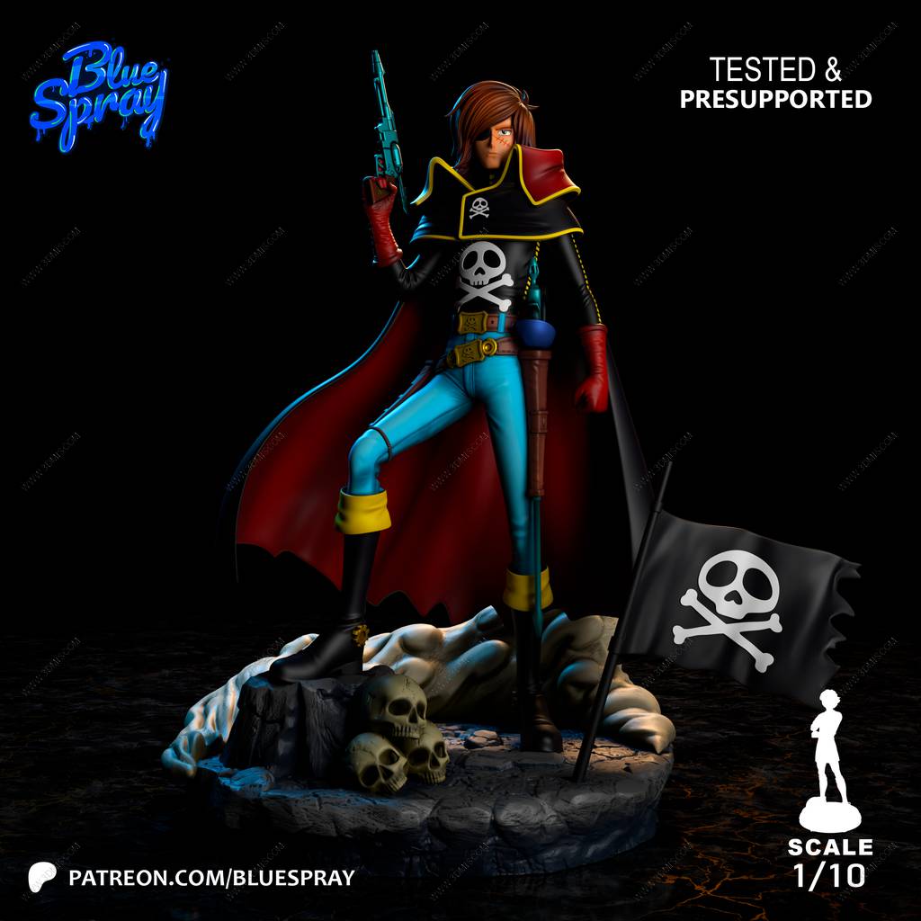 P站图纸印象馆 Blue Spray 船长哈洛克 Blue Spray 船长哈洛克