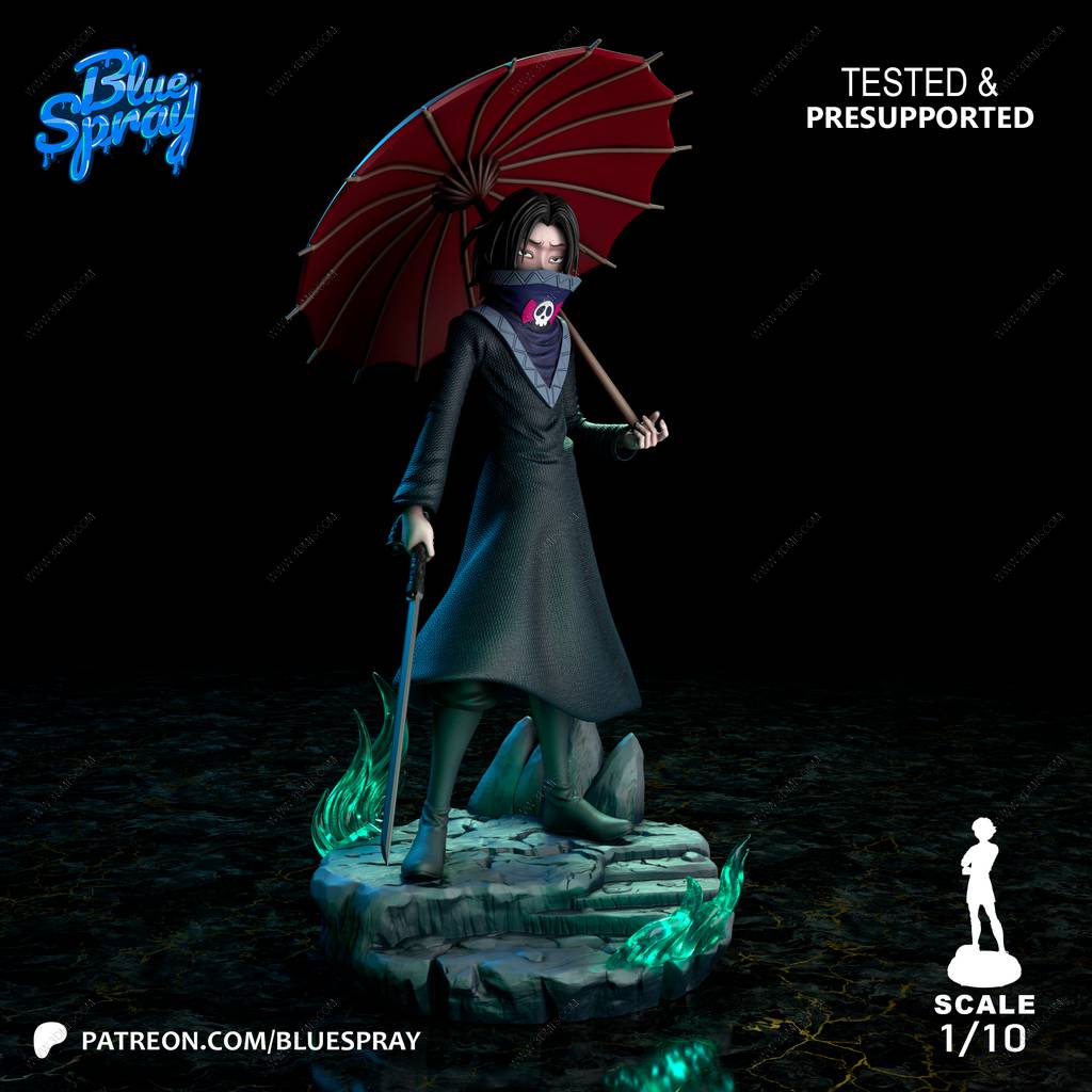 P站图纸印象馆 Blue Spray 全职猎人 飞坦·波托欧 Blue Spray 全职猎人 飞坦·波托欧