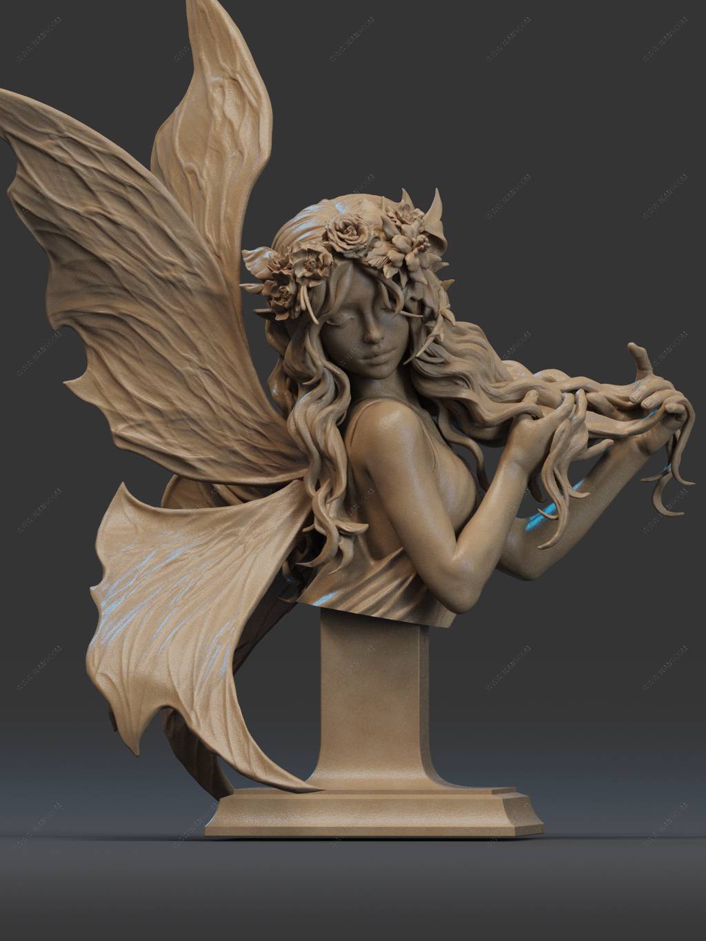 P站图纸印象馆 CA3D 25年2月半身像合集 CA3D 25年2月半身像合集