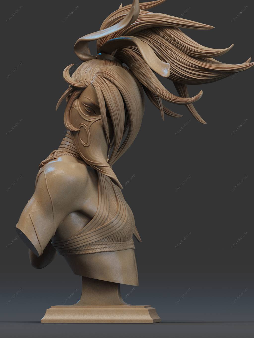 P站图纸印象馆 CA3D 25年2月半身像合集 CA3D 25年2月半身像合集