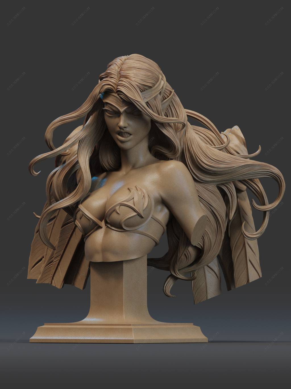 P站图纸印象馆 CA3D 25年2月半身像合集 CA3D 25年2月半身像合集