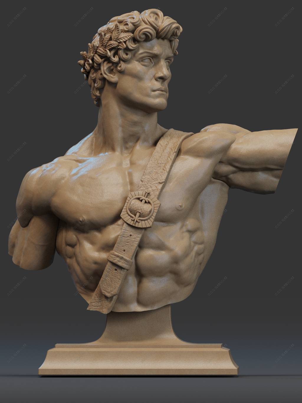 P站图纸印象馆 CA3D 25年2月半身像合集 CA3D 25年2月半身像合集