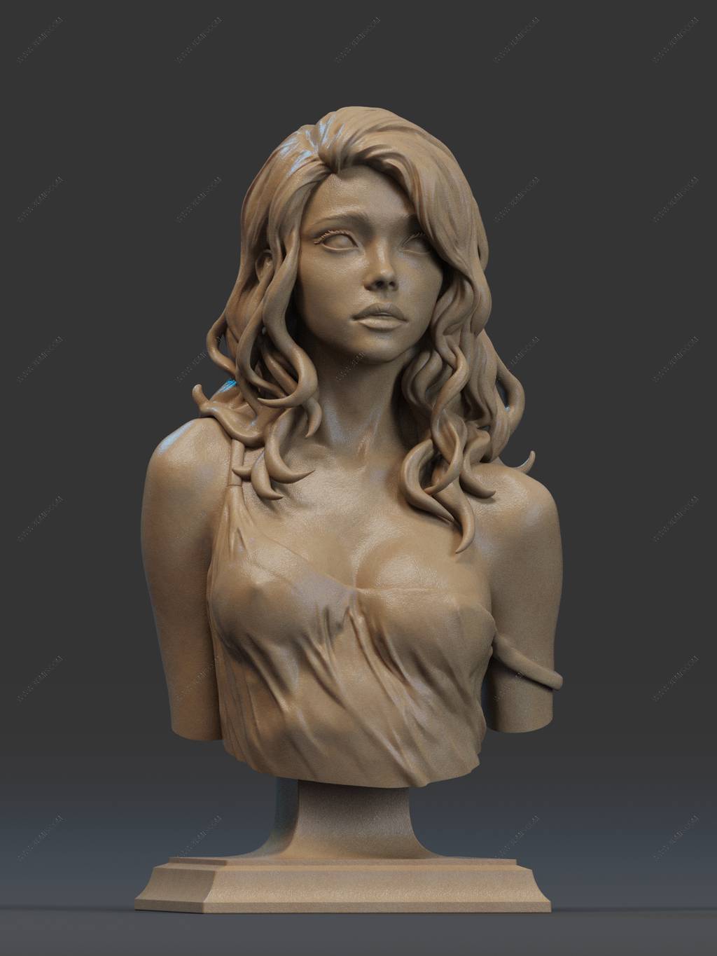 P站图纸印象馆 CA3D 25年2月半身像合集 CA3D 25年2月半身像合集