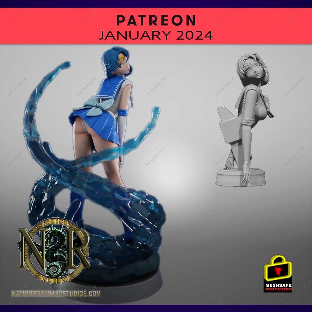 P站图纸印象馆 NR3DS 美少女战士 水野亚美 NR3DS 美少女战士 水野亚美