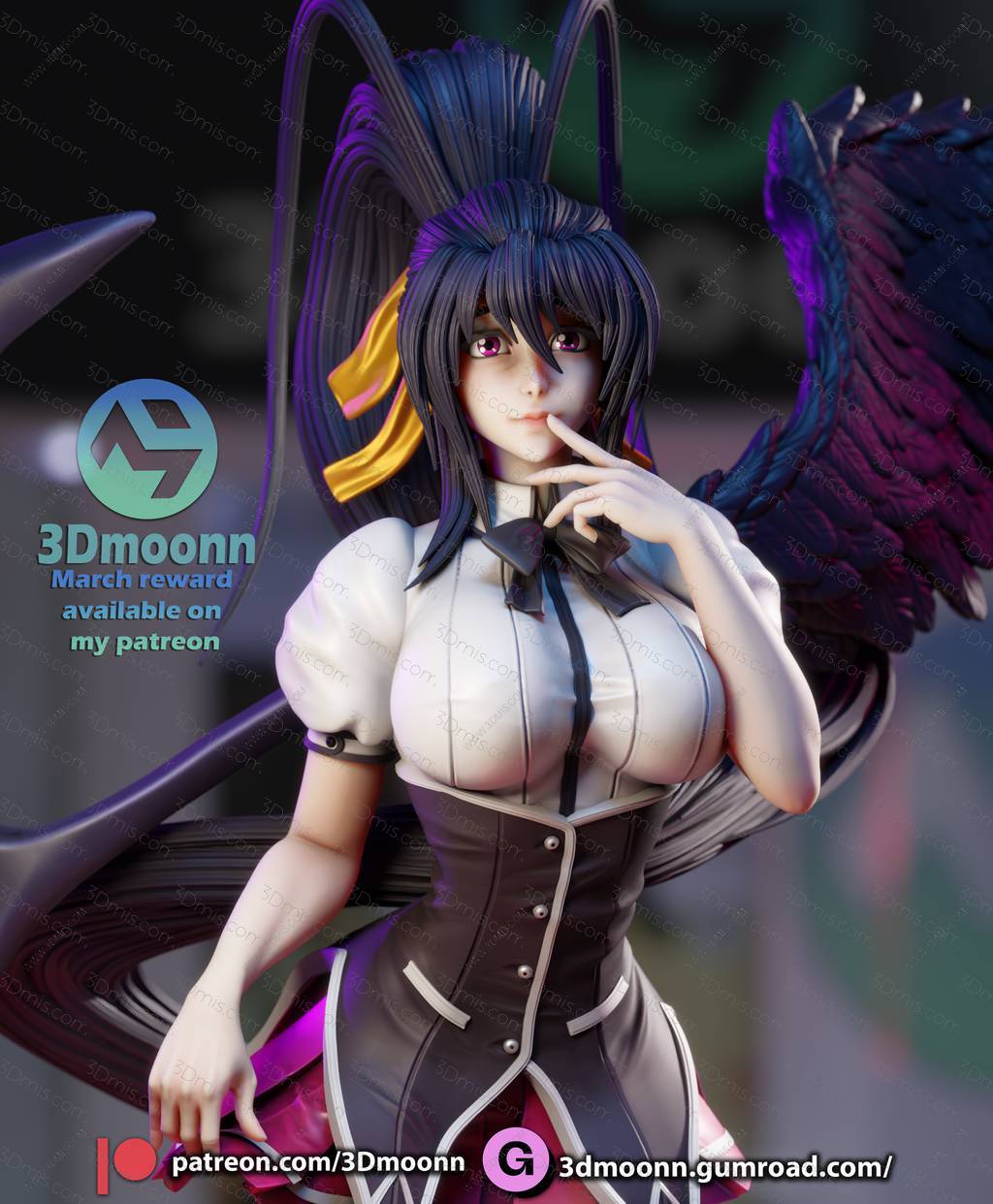 3Dmoonn 恶魔高中D×D 姬岛朱乃