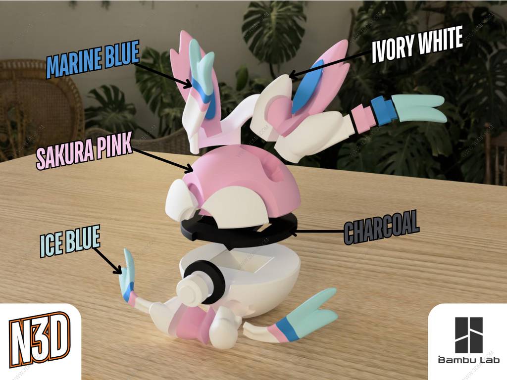 P站图纸印象馆 精灵宝可梦 仙子伊布 精灵宝可梦 仙子伊布