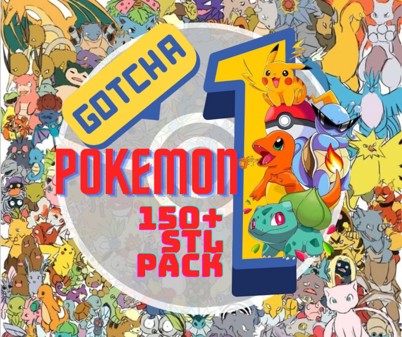 P站图纸印象馆 创想云 精灵宝可梦 一世代合集 创想云 精灵宝可梦 一世代合集