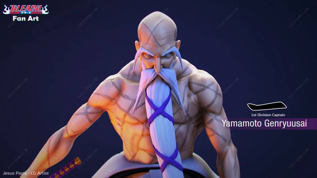 P站图纸印象馆 死神 山本元柳斋重国 死神 山本元柳斋重国