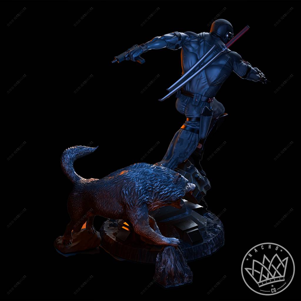 P站图纸印象馆 Nacho CG 特种部队 面具人 Nacho CG 特种部队 面具人