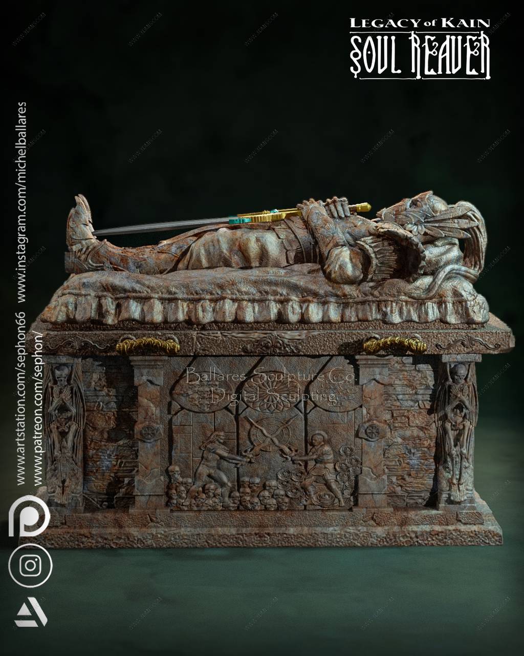 P站图纸印象馆 Geek MB 凯恩的遗产 棺材 Geek MB 凯恩的遗产 棺材