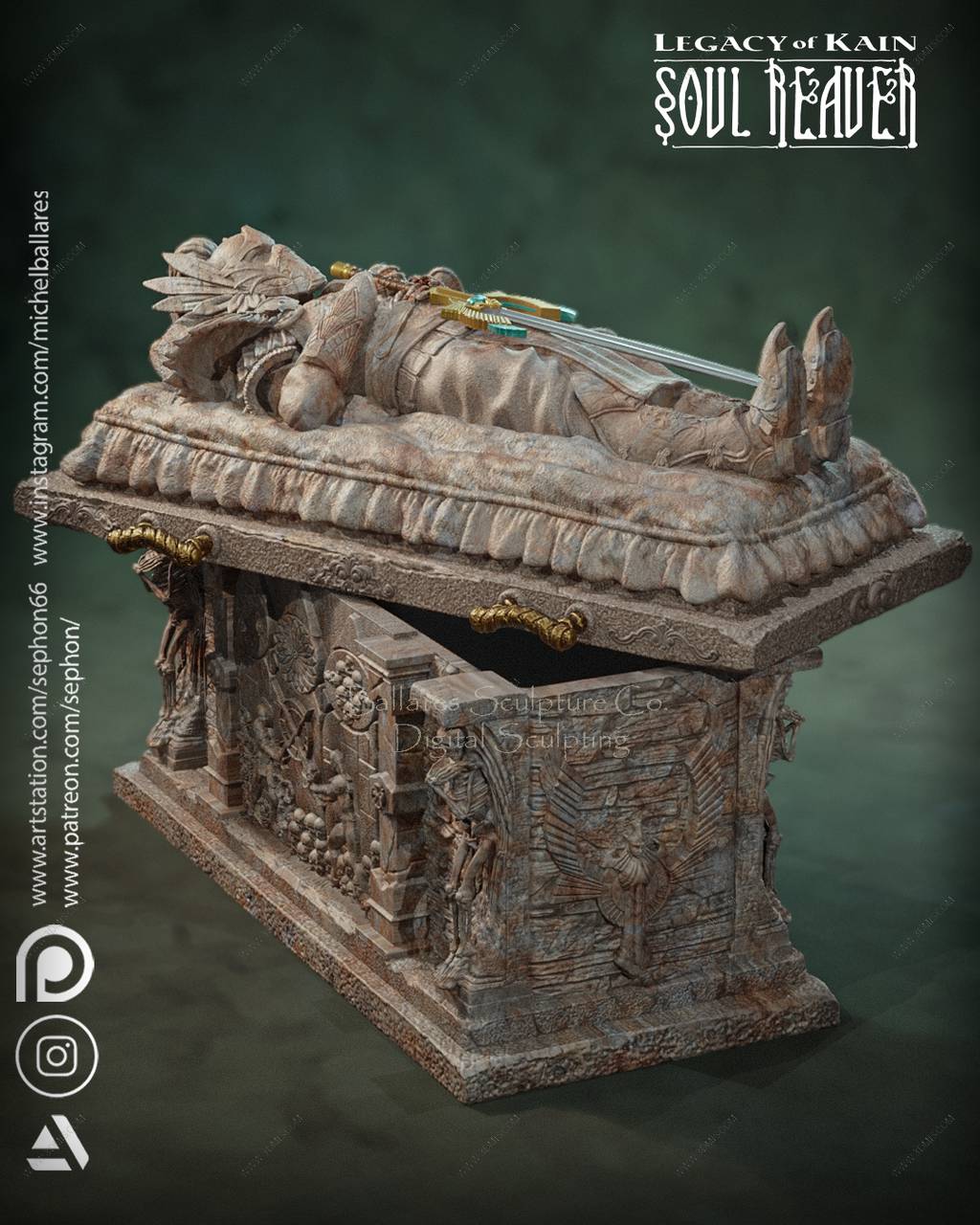 P站图纸印象馆 Geek MB 凯恩的遗产 棺材 Geek MB 凯恩的遗产 棺材