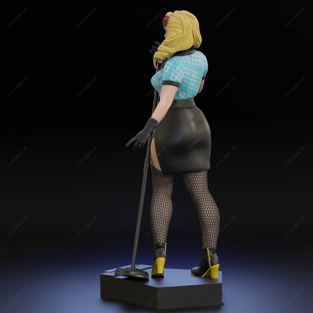 P站图纸印象馆 BrunoArt3D DC漫画 黑金丝雀 BrunoArt3D DC漫画 黑金丝雀