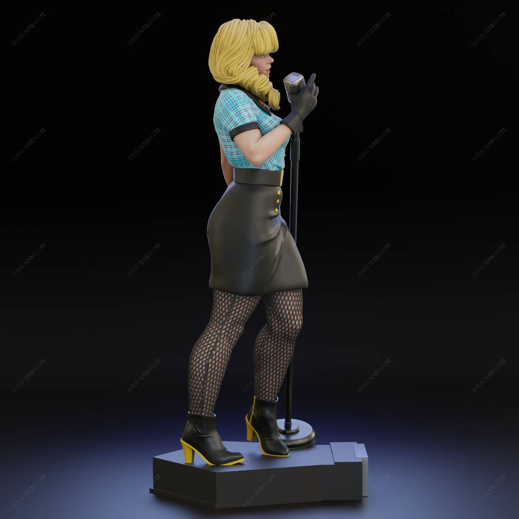 P站图纸印象馆 BrunoArt3D DC漫画 黑金丝雀 BrunoArt3D DC漫画 黑金丝雀