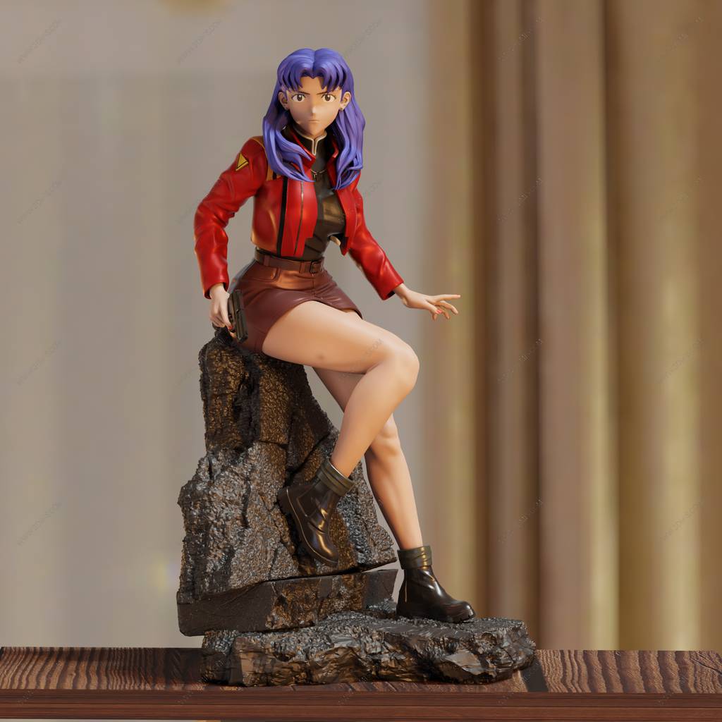 P站图纸印象馆 BrunoArt3D 新世纪福音战士 葛城美里 BrunoArt3D 新世纪福音战士 葛城美里