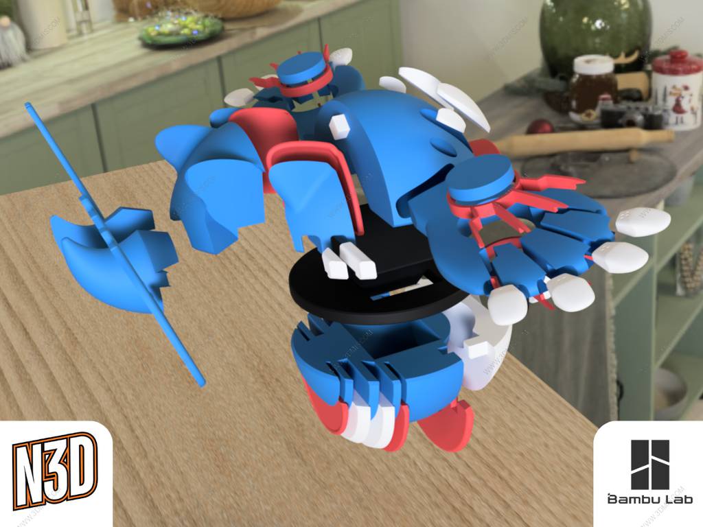 P站图纸印象馆 精灵宝可梦 盖欧卡 精灵宝可梦 盖欧卡