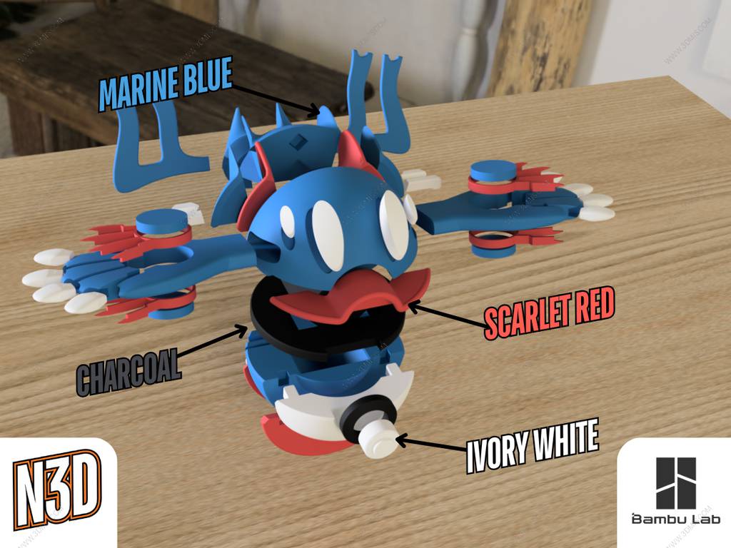 P站图纸印象馆 精灵宝可梦 盖欧卡 精灵宝可梦 盖欧卡