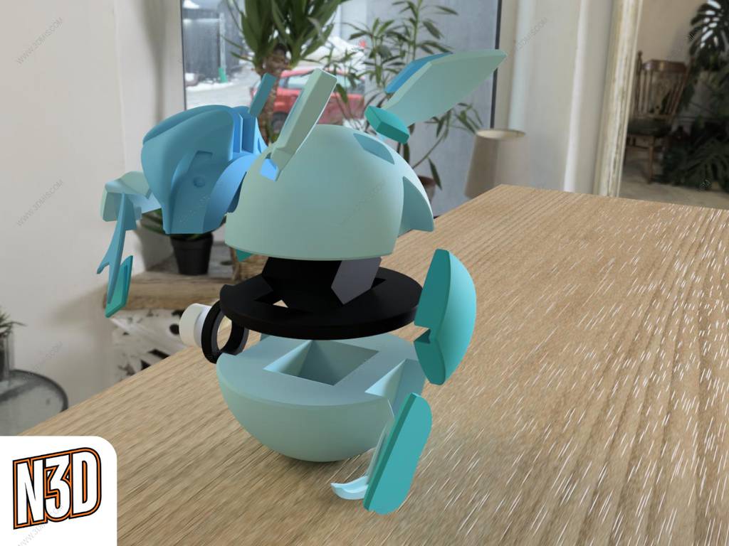 P站图纸印象馆 精灵宝可梦 冰精灵 精灵宝可梦 冰精灵