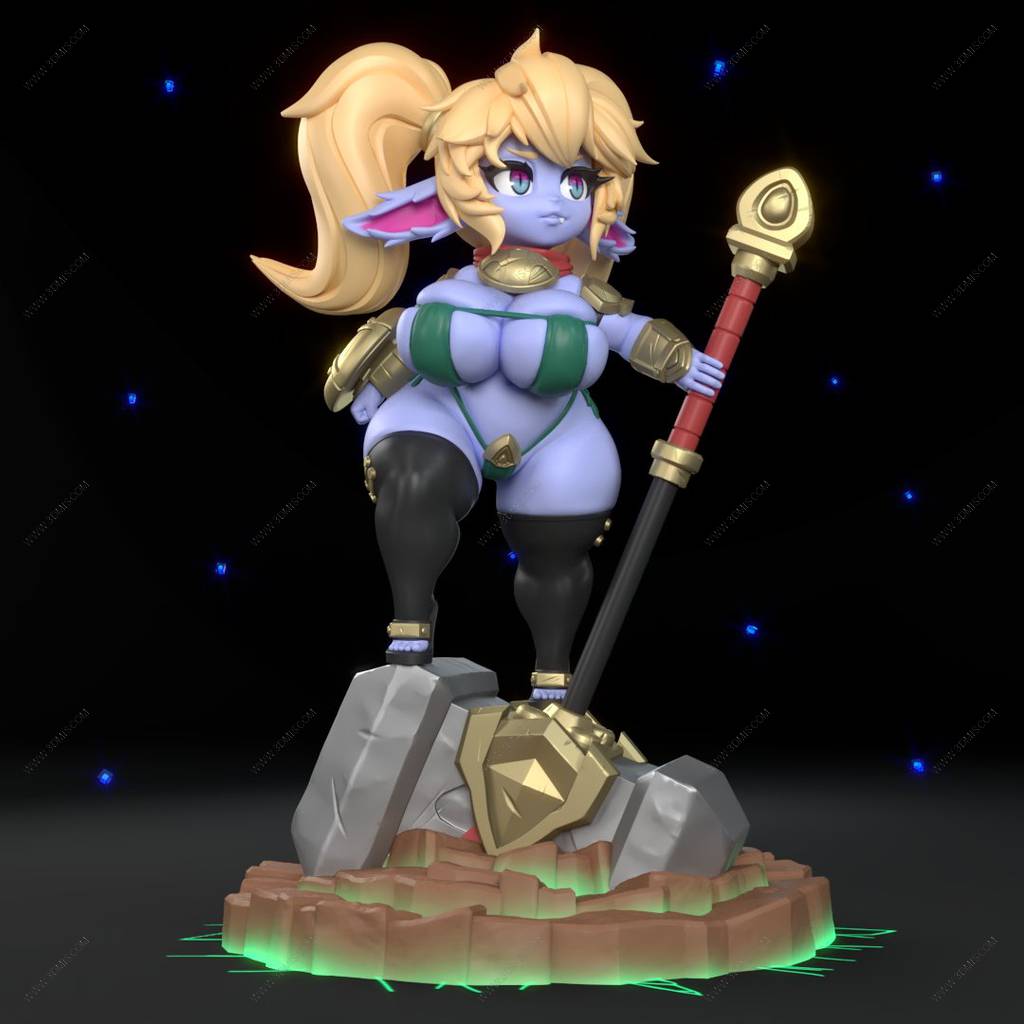 P站图纸印象馆 英雄联盟 圣锤之毅 波比 英雄联盟 圣锤之毅 波比