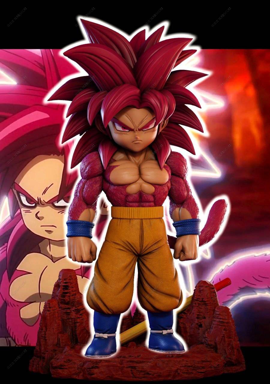 P站图纸印象馆 龙珠 超级赛亚人4 龙珠 超级赛亚人4