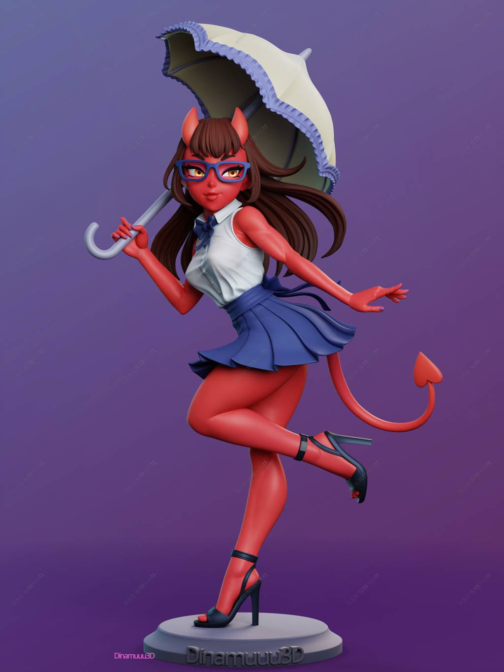 P站图纸印象馆 Dinamuuu 3D 魅魔梅魯 Dinamuuu 3D 魅魔梅魯