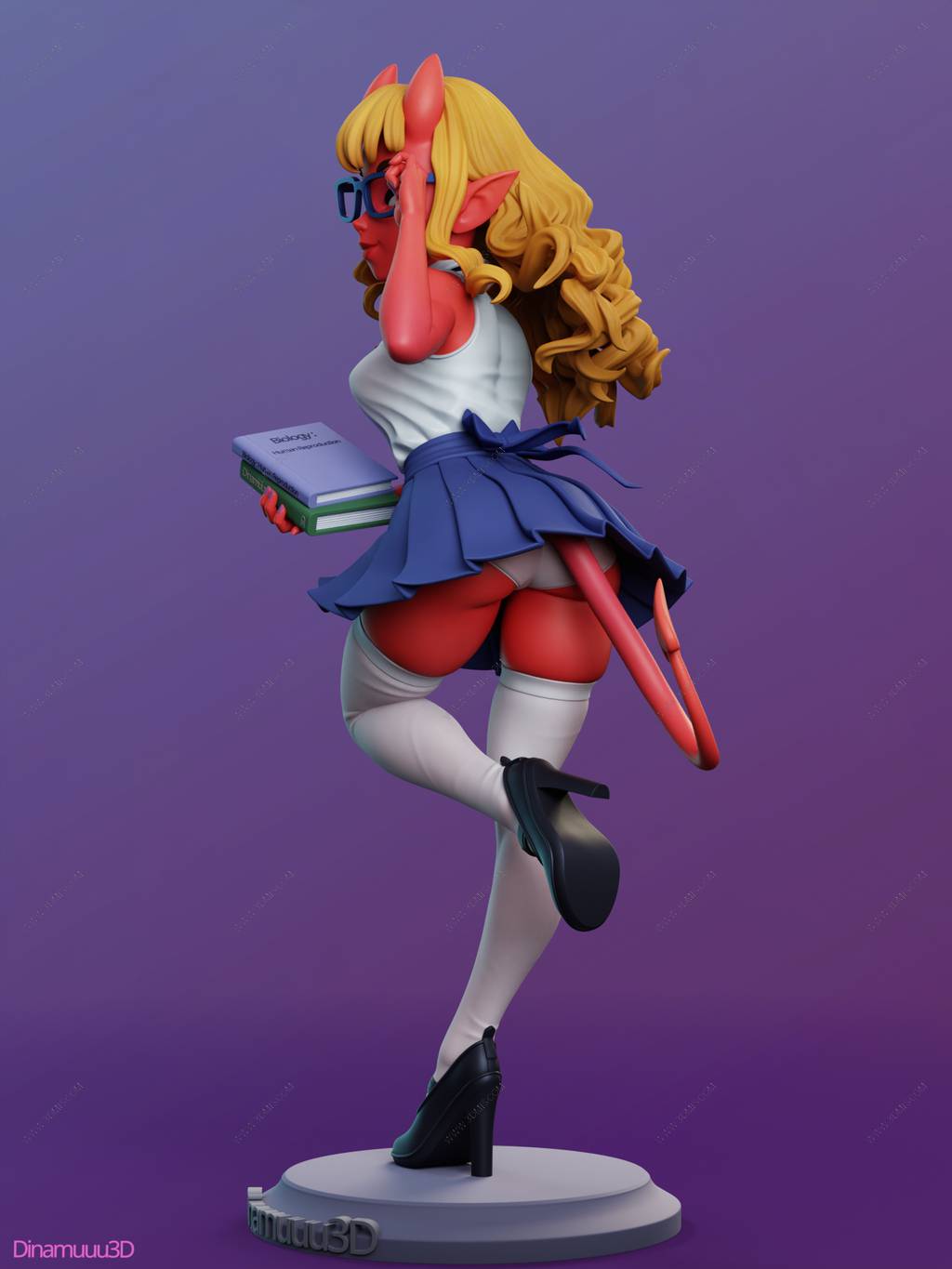 P站图纸印象馆 Dinamuuu 3D 魅魔梅魯 Dinamuuu 3D 魅魔梅魯