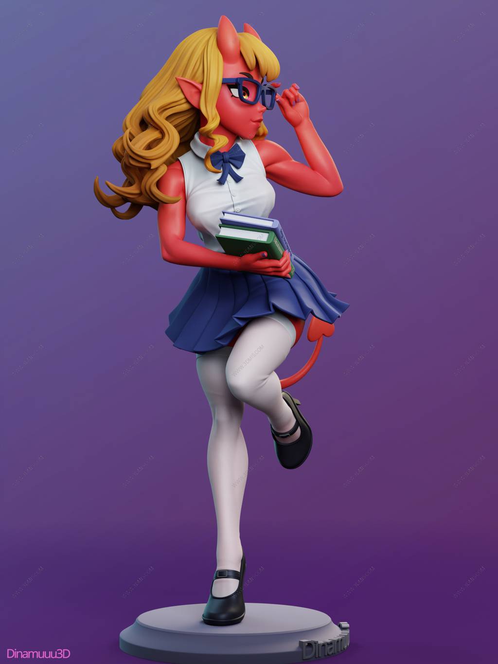 P站图纸印象馆 Dinamuuu 3D 魅魔梅魯 Dinamuuu 3D 魅魔梅魯