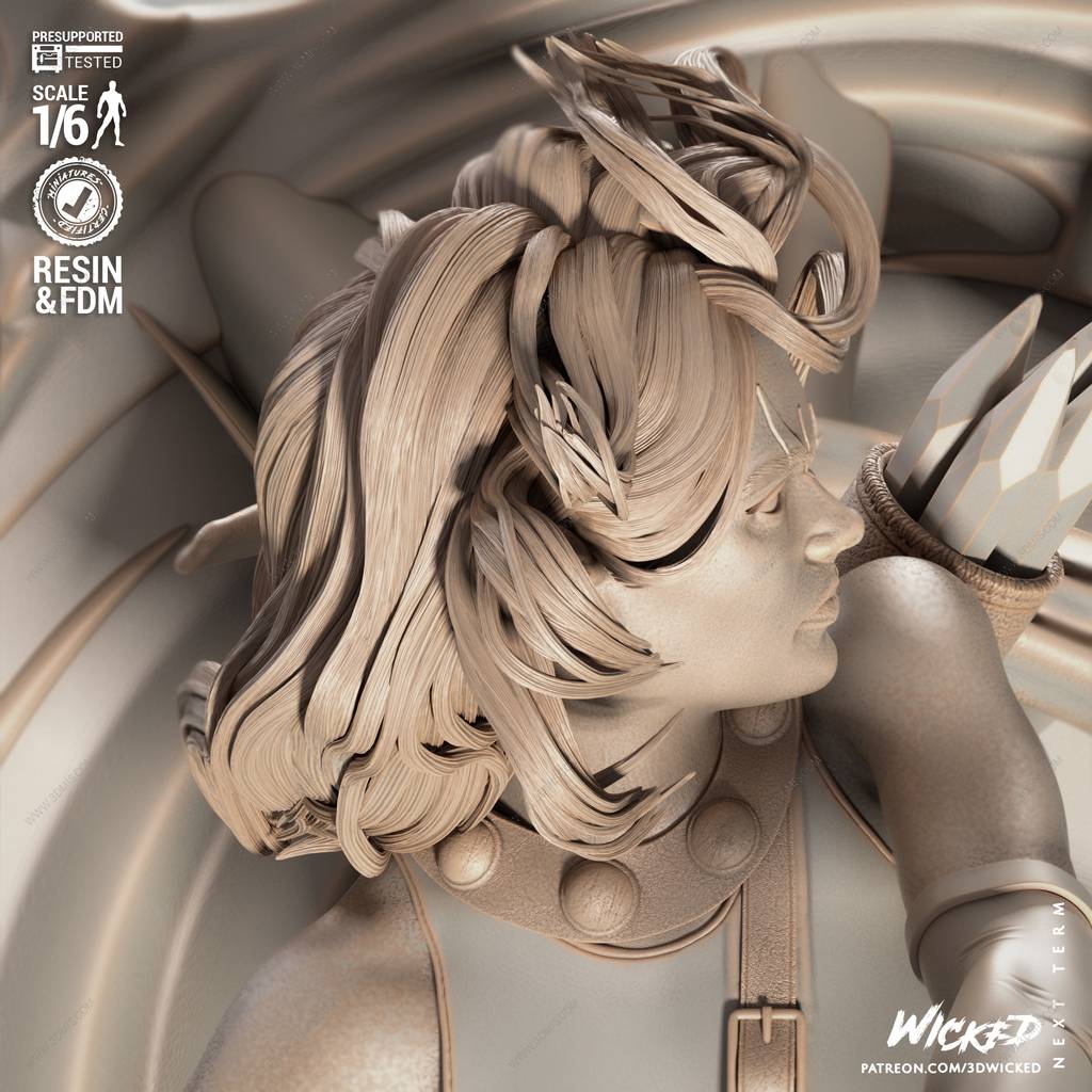 P站图纸印象馆 3DWicked 漫威 闪烁 3DWicked 漫威 闪烁