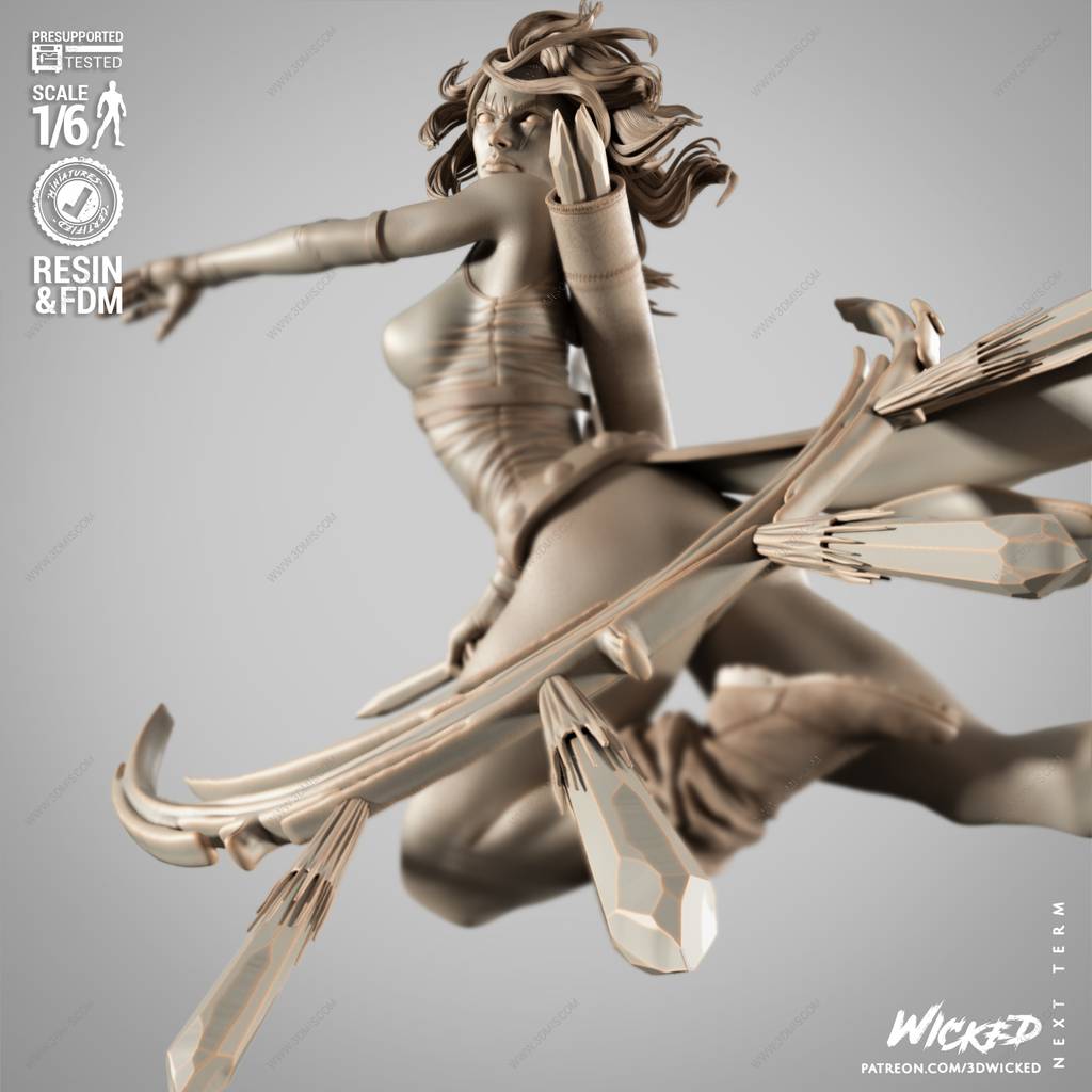 P站图纸印象馆 3DWicked 漫威 闪烁 3DWicked 漫威 闪烁