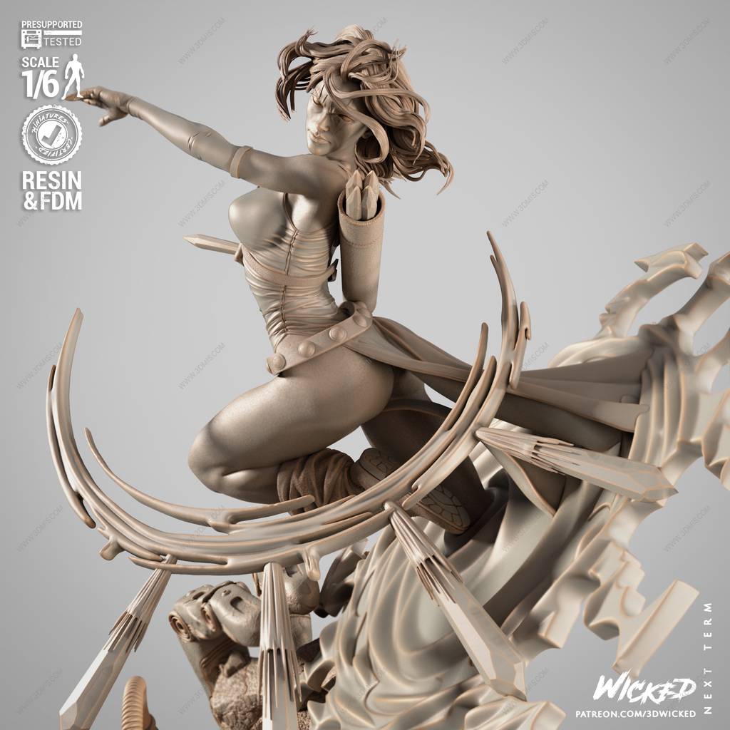 P站图纸印象馆 3DWicked 漫威 闪烁 3DWicked 漫威 闪烁