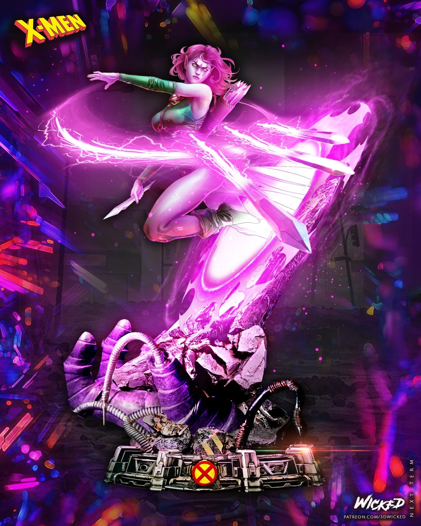 P站图纸印象馆 3DWicked 漫威 闪烁 3DWicked 漫威 闪烁