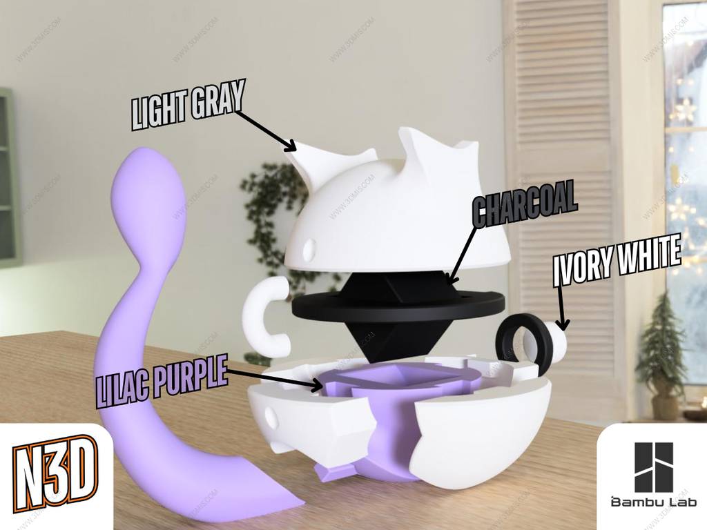 P站图纸印象馆 精灵宝可梦 超梦 精灵宝可梦 超梦