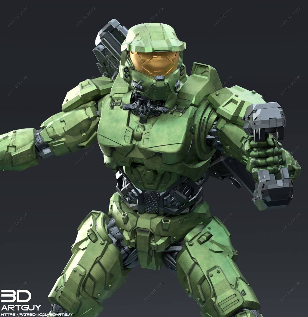 P站图纸印象馆 3DArtGuy 星盟精英战士 3DArtGuy 星盟精英战士