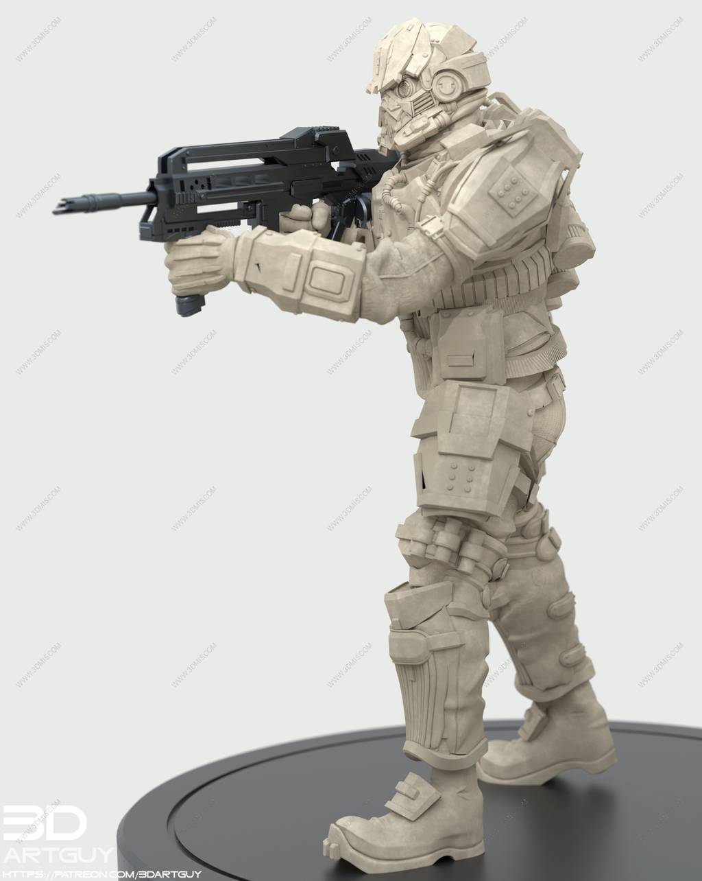 P站图纸印象馆 3DArtGuy 帝国突击兵 3DArtGuy 帝国突击兵