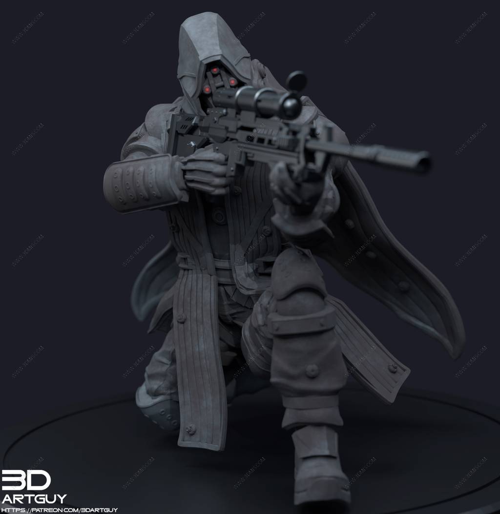P站图纸印象馆 3DArtGuy 帝国狙击手 3DArtGuy 帝国狙击手