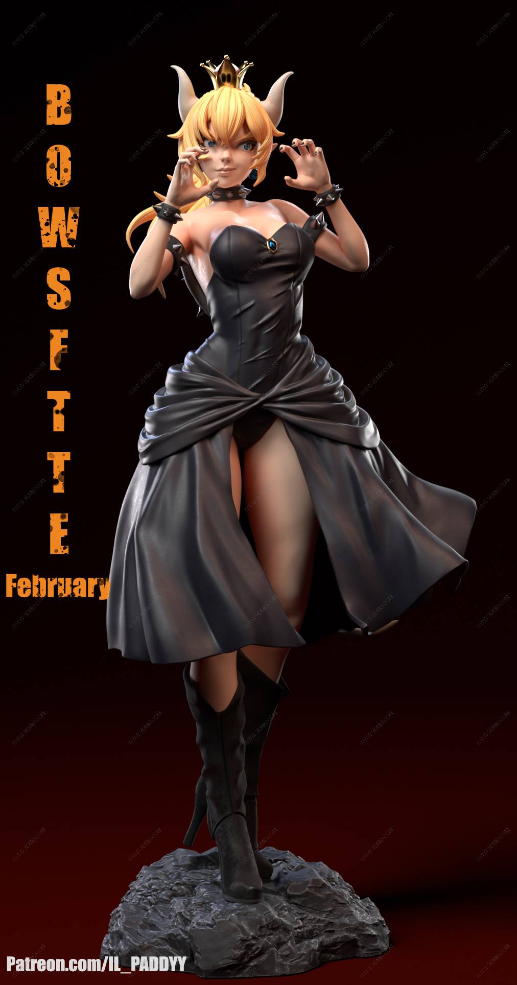 P站图纸印象馆 Il_Paddyy 超级马里奥 库巴公主 Il_Paddyy 超级马里奥 库巴公主