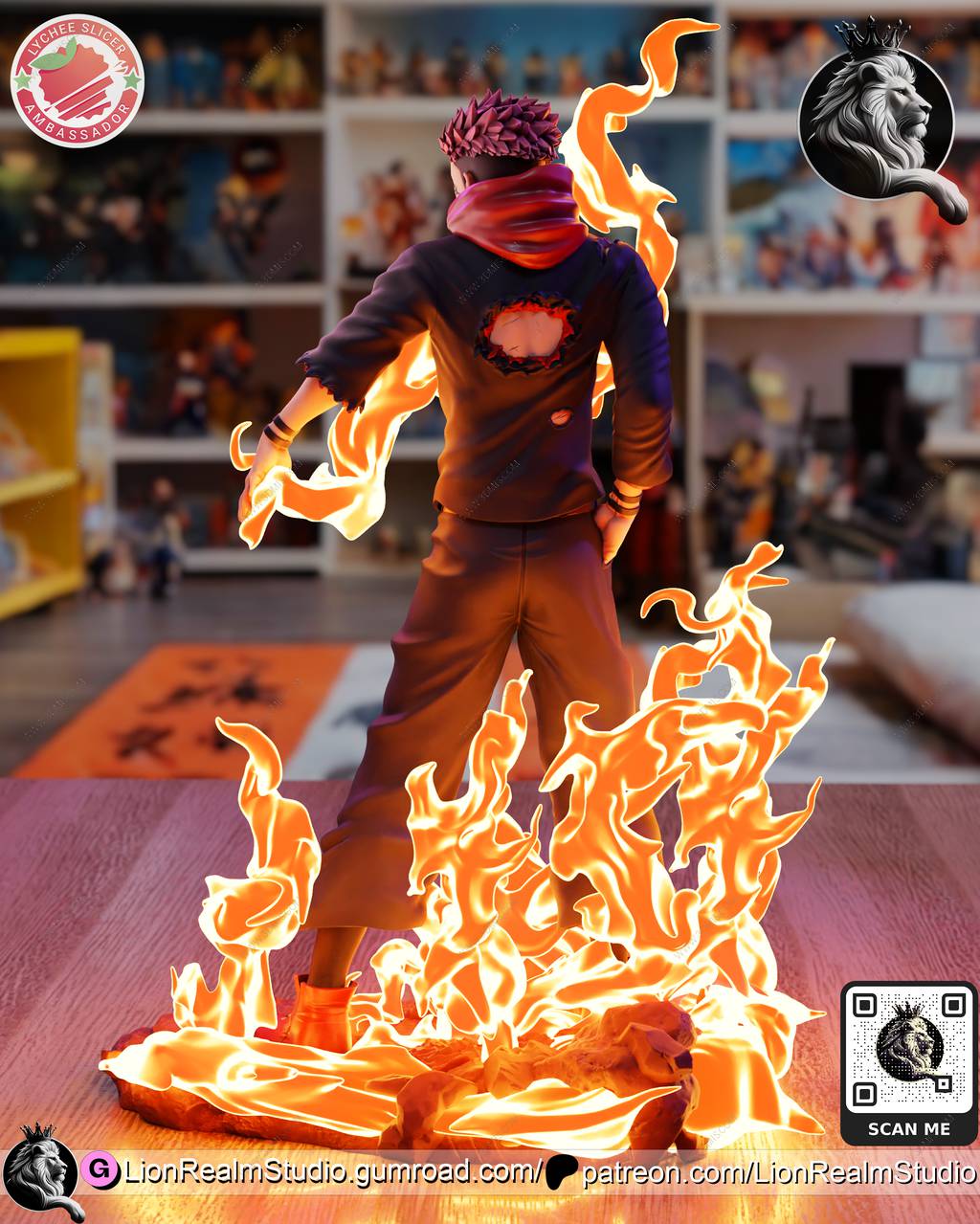 P站图纸印象馆 LionRealm 咒术回战 两面宿傩 LionRealm 咒术回战 两面宿傩