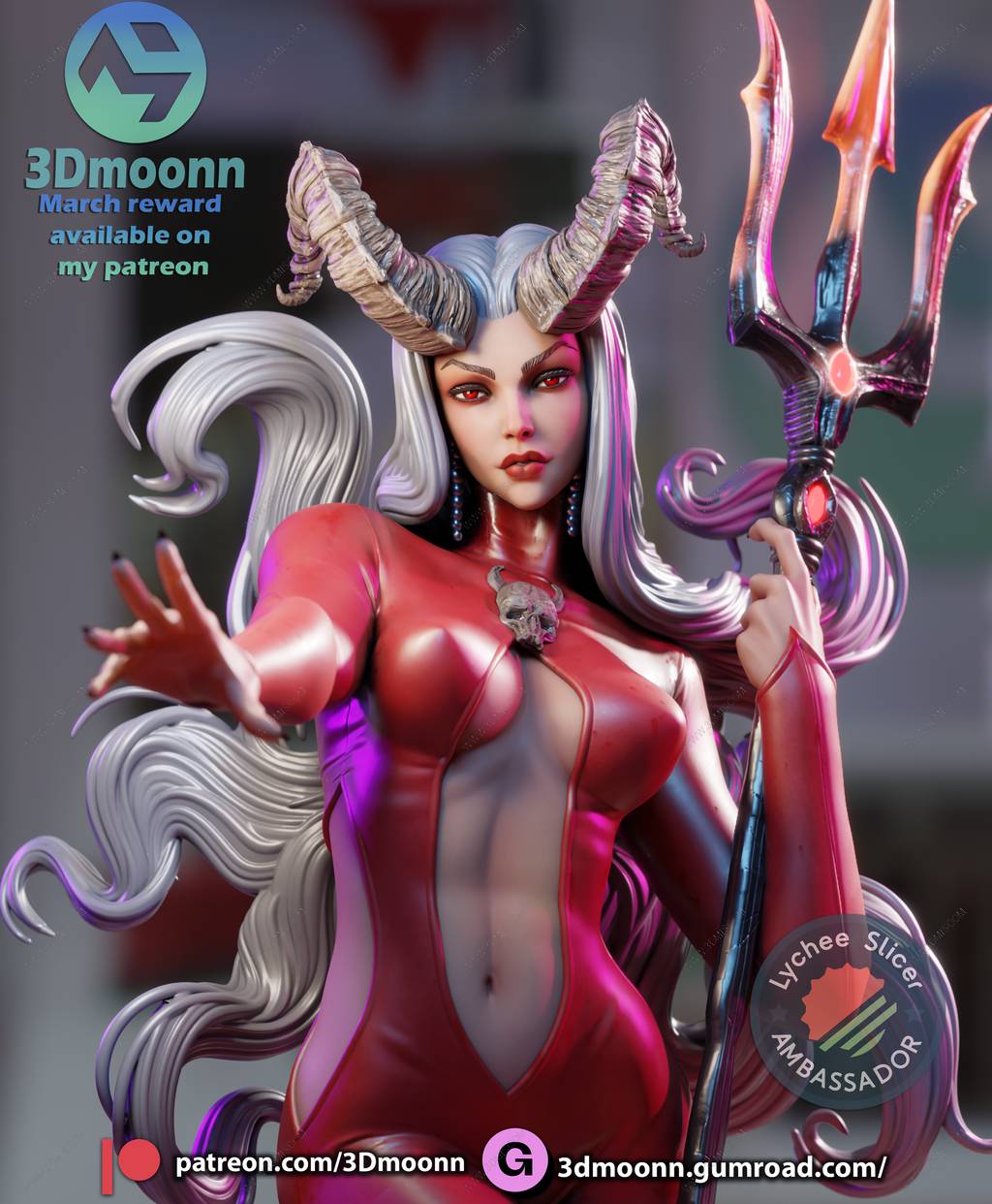 P站图纸印象馆 3Dmoonn 漫威 萨塔娜 3Dmoonn 漫威 萨塔娜