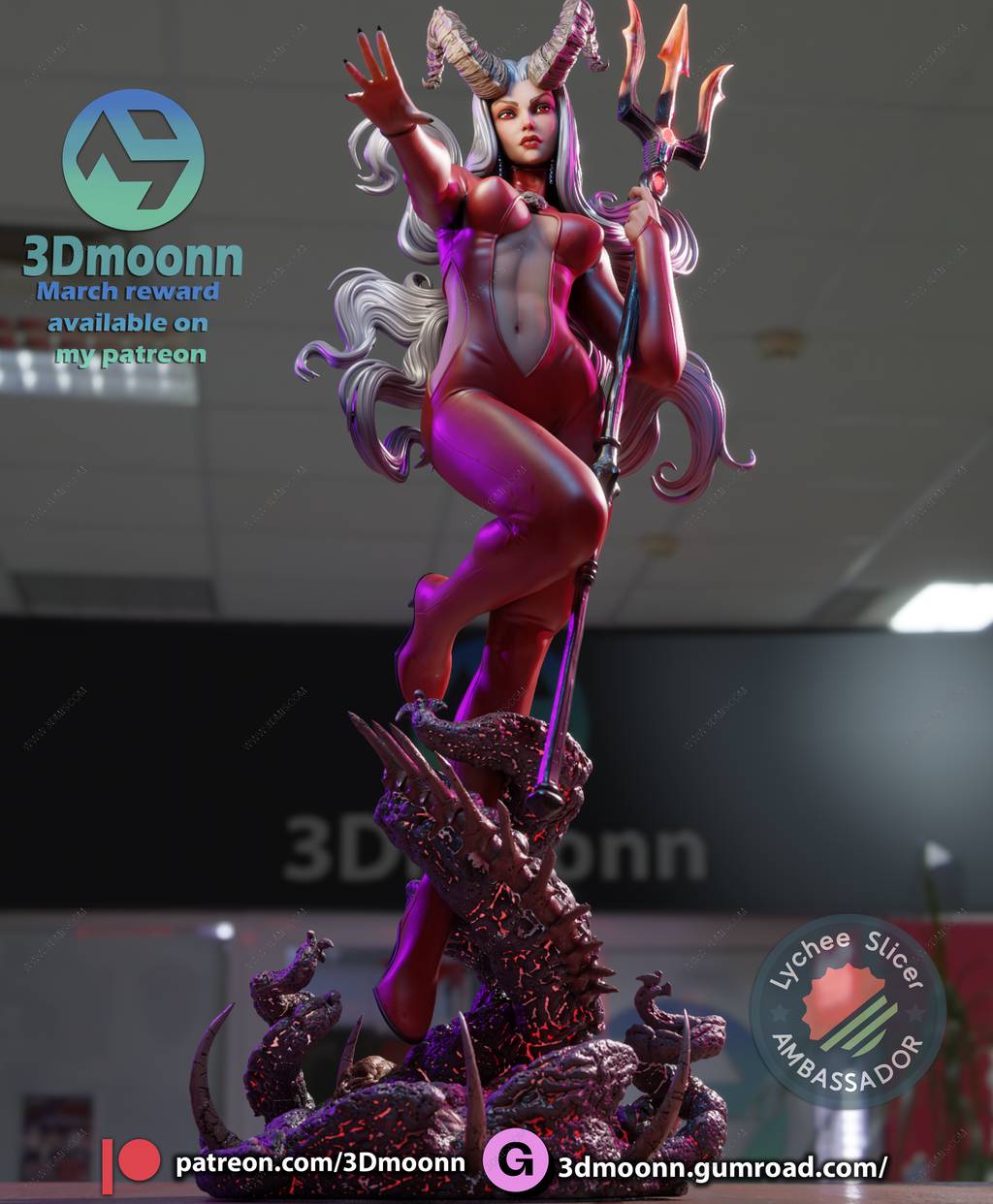 P站图纸印象馆 3Dmoonn 漫威 萨塔娜 3Dmoonn 漫威 萨塔娜