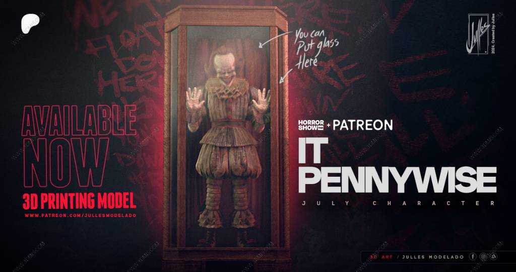 P站图纸印象馆 小丑回魂 潘尼怀斯 小丑回魂 潘尼怀斯