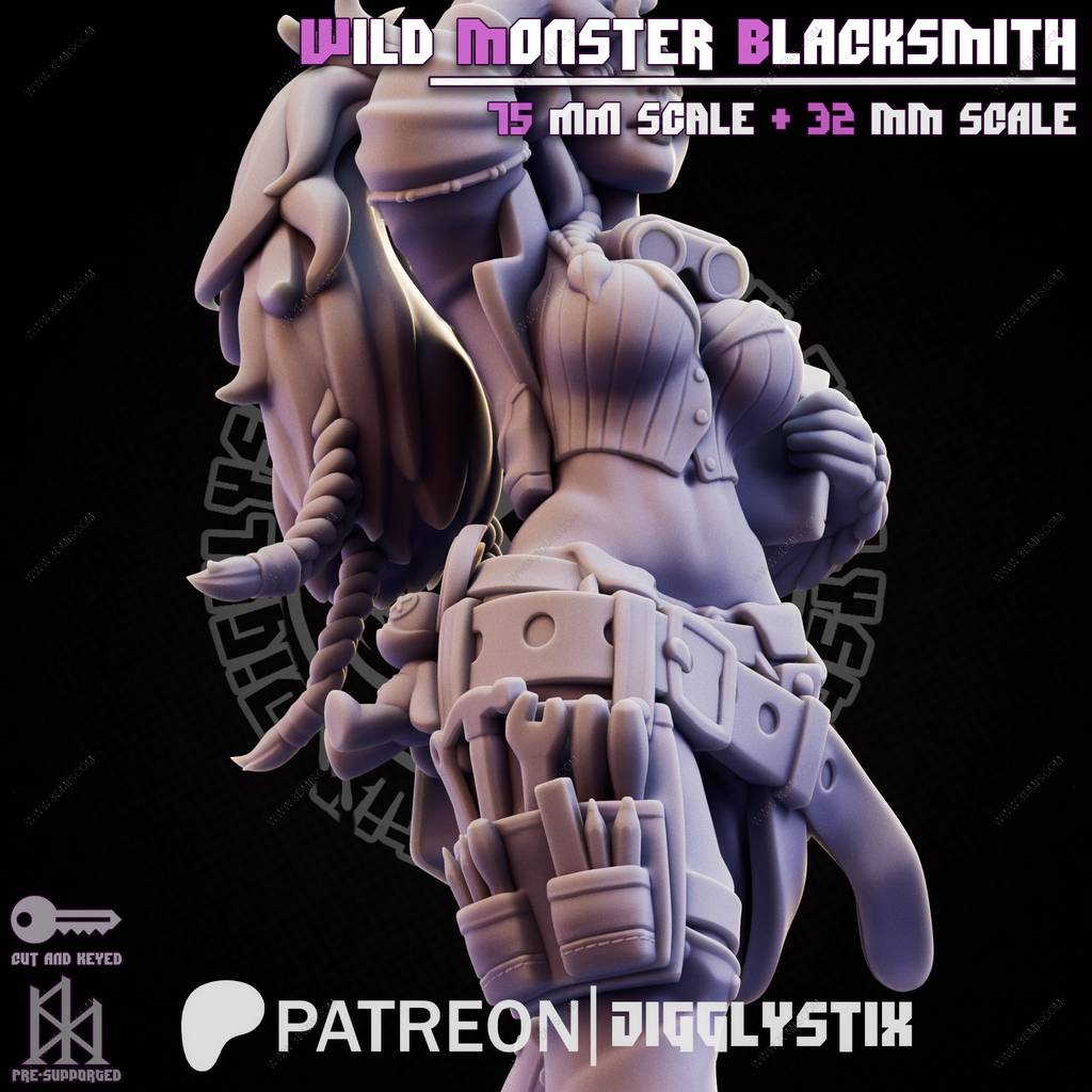 P站图纸印象馆 Jigglystix 恶魔铁匠 Jigglystix 恶魔铁匠