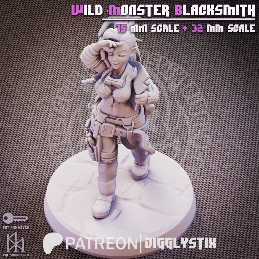 P站图纸印象馆 Jigglystix 恶魔铁匠 Jigglystix 恶魔铁匠