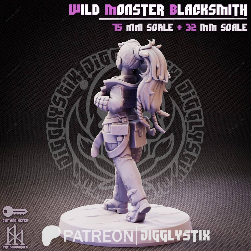 P站图纸印象馆 Jigglystix 恶魔铁匠 Jigglystix 恶魔铁匠