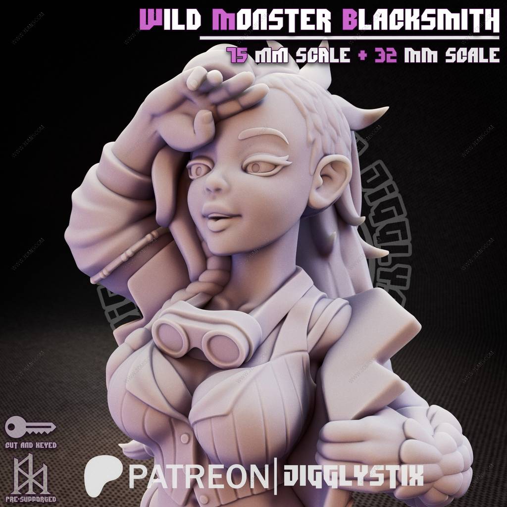 P站图纸印象馆 Jigglystix 恶魔铁匠 Jigglystix 恶魔铁匠