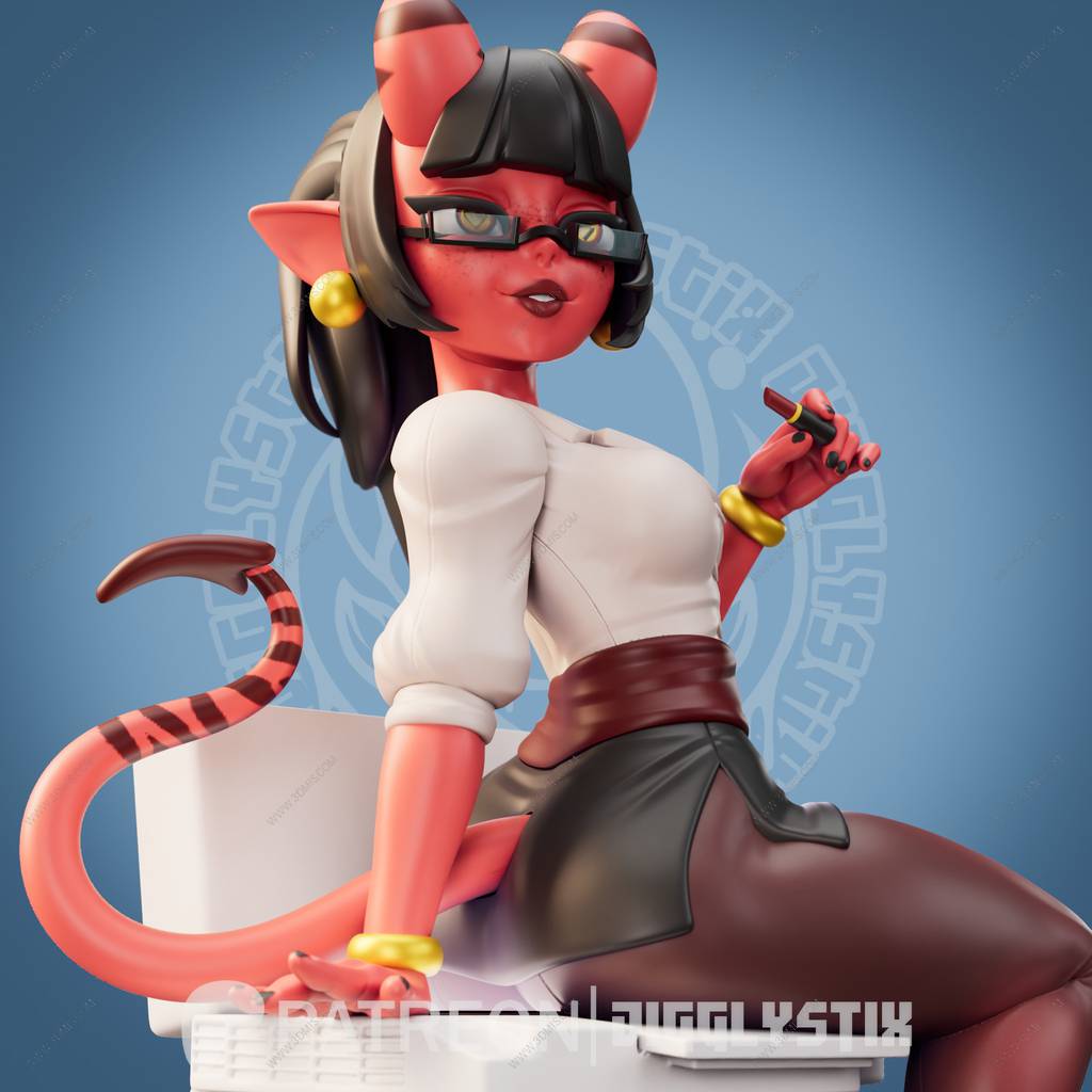 P站图纸印象馆 Jigglystix 办公室助理梅鲁 Jigglystix 办公室助理梅鲁