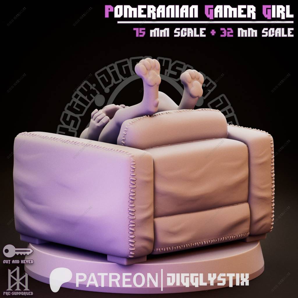 P站图纸印象馆 Jigglystix 波美拉尼亚 Jigglystix 波美拉尼亚